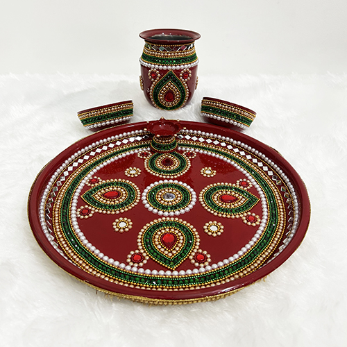 Festival Puja Thali for Diwali and Festivals